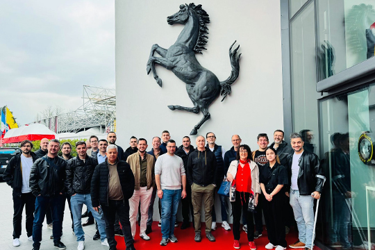 Team building at the Ferrari Museum - Disano Illuminazione - Fosnova