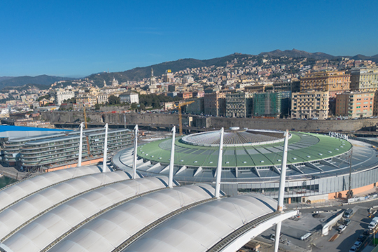 Indoor arena in Genoa - Disano Illuminazione - Fosnova